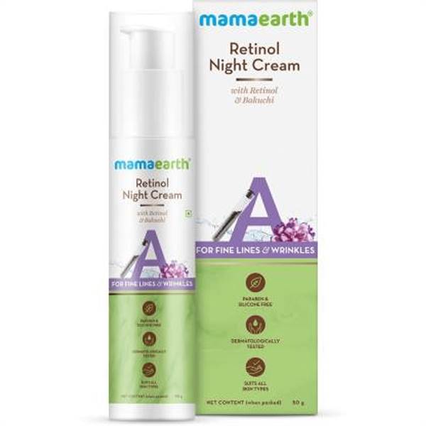 Retinol Night Cream For Women with Retinol and Bakuchi for Anti Aging Fine Lines and Wrinkles